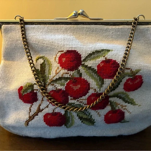 Christine Custom Bags Detroit Cherry Motif Bag - Picture 2 of 5